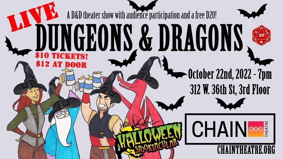 DUNGEONS DRAGONS LIVE HALLOWEEN SPOOKTACULAR Chain Theatre dungeons-dragons-live-halloween-spooktacular-chain-theatre