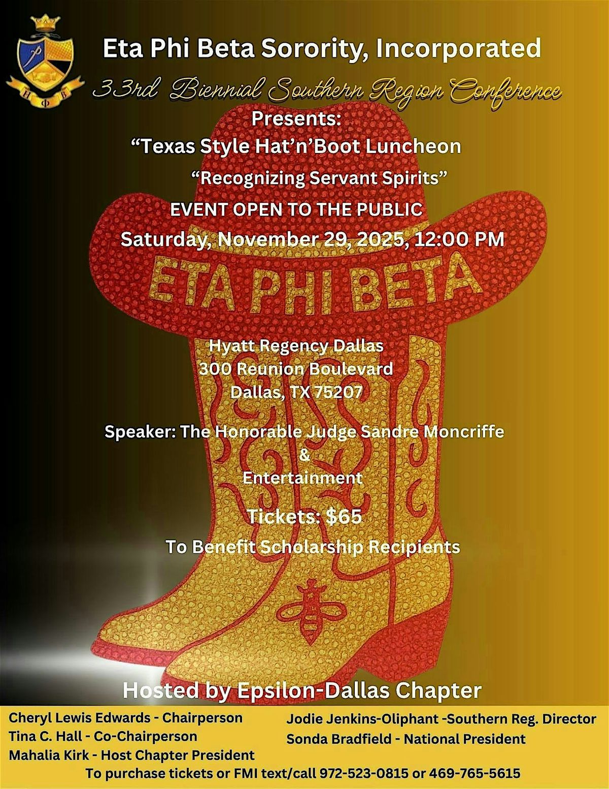 Texas Style Hat-n- Boot Luncheon, 29 November | Event in Dallas | AllEvents