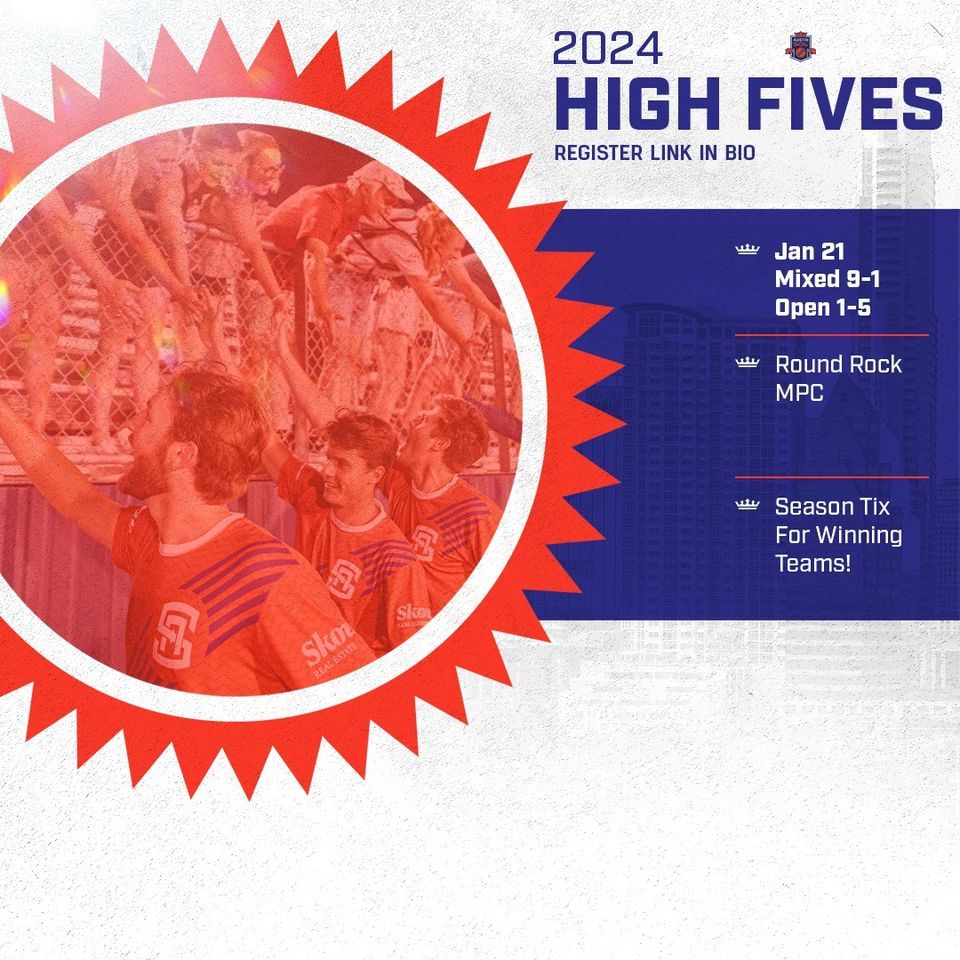 High Fives 5v5 Tournament, Round Rock Multipurpose Complex, 21 January ...