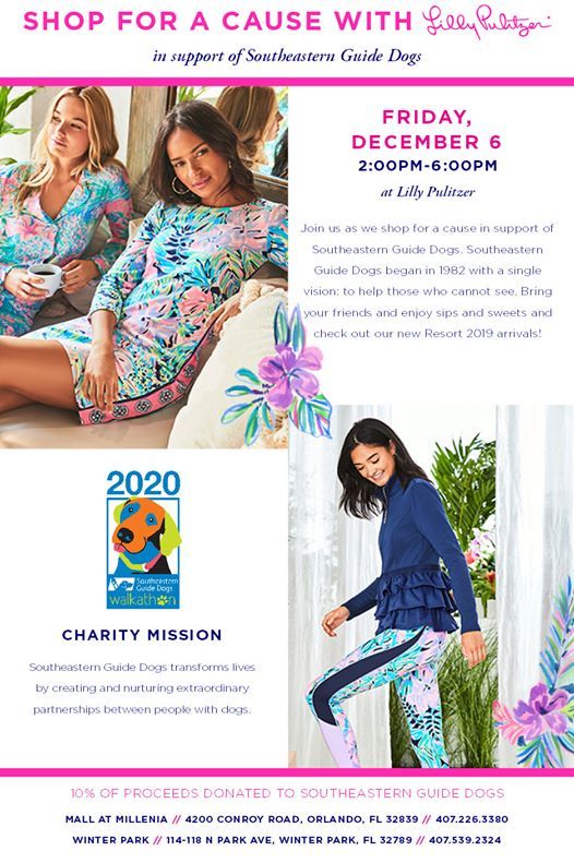 Lilly Pulitzer Shop For A Cause Southeastern Guide Dogs At Lilly