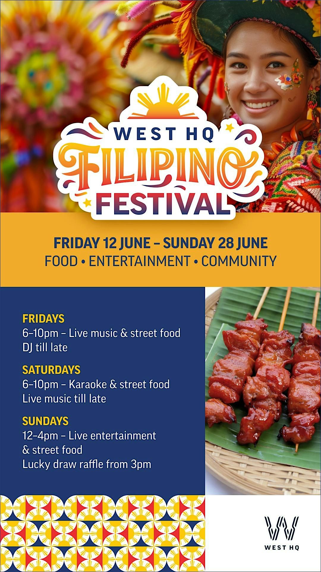 WEST HQ Filipino Festival, West HQ, Rooty Hill, 12 June to 28 June ...