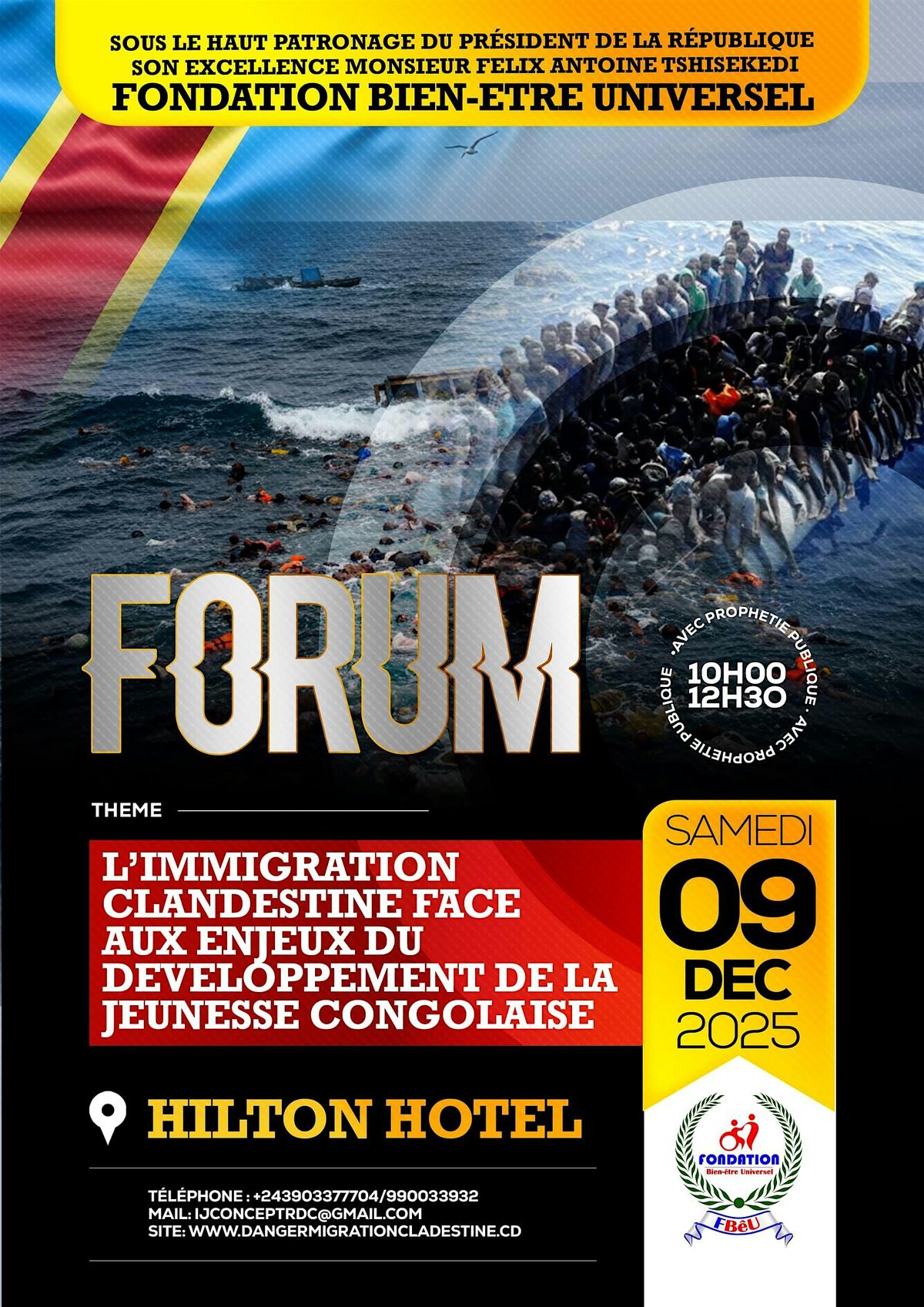 L'immigration clandestine face aux enjeux du développement de la jeunesse | Event in Kinshasa | AllEvents