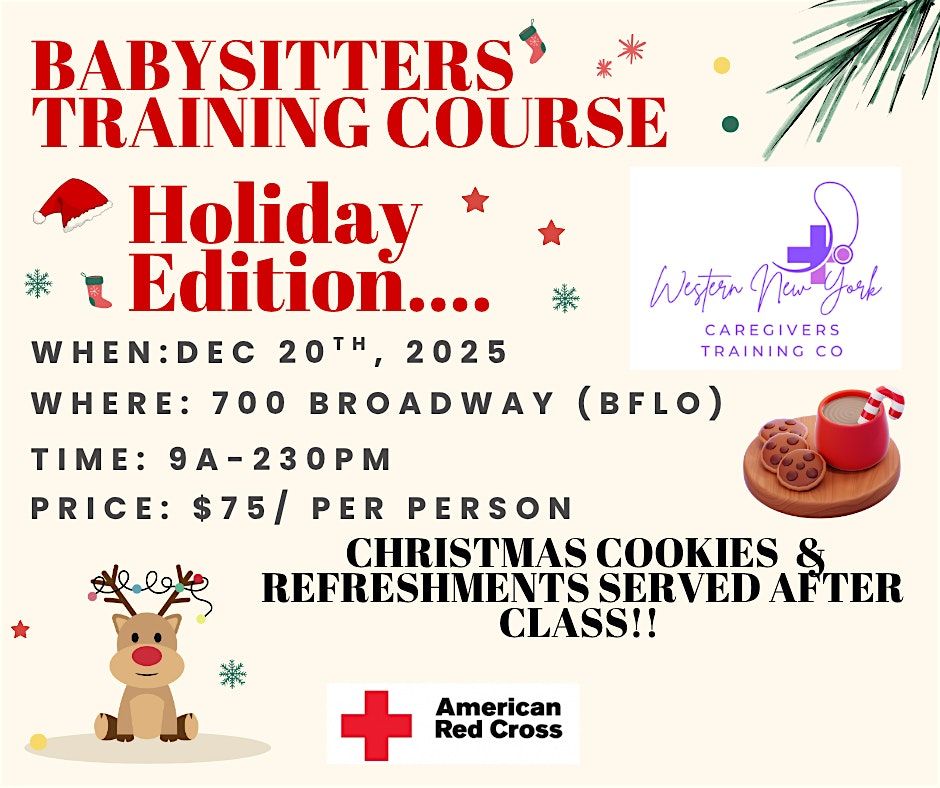 ARC: BABYSITTERS TRAINING COURSE, 20 December | Event in Buffalo | AllEvents