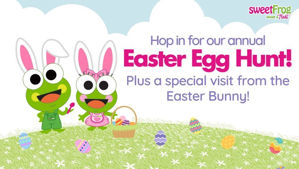 Easter Egg Hunt with The Easter Bunny at sweetFrog Victorville