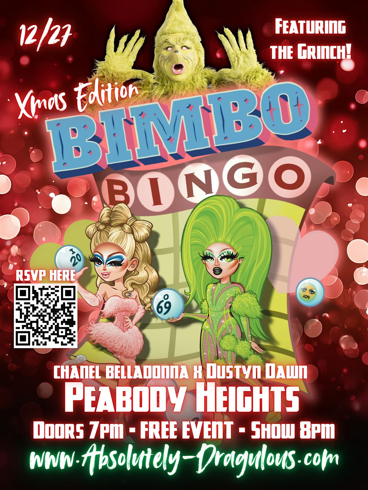 Bimbo Bingo w/ The Grinch!, 27 December | Event in Baltimore | AllEvents