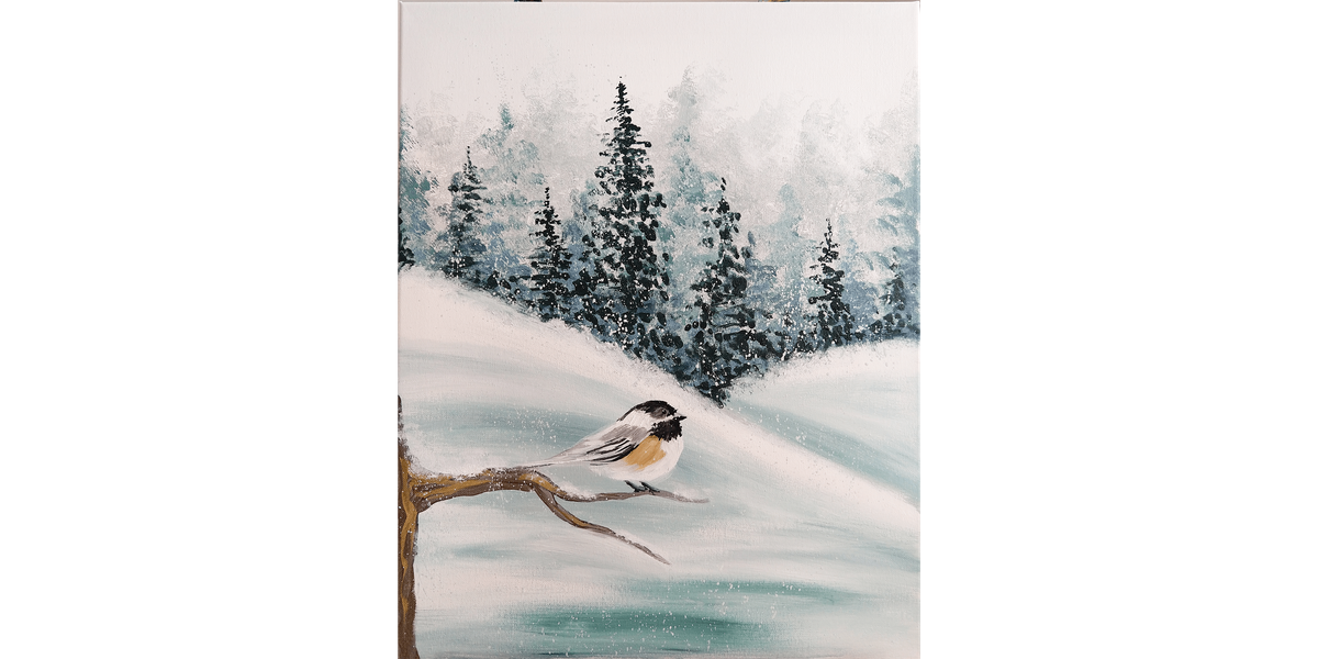 Winter's Song - Paint and Sip in Norfolk | Classpop!™, 14 January | Event in Norfolk | AllEvents
