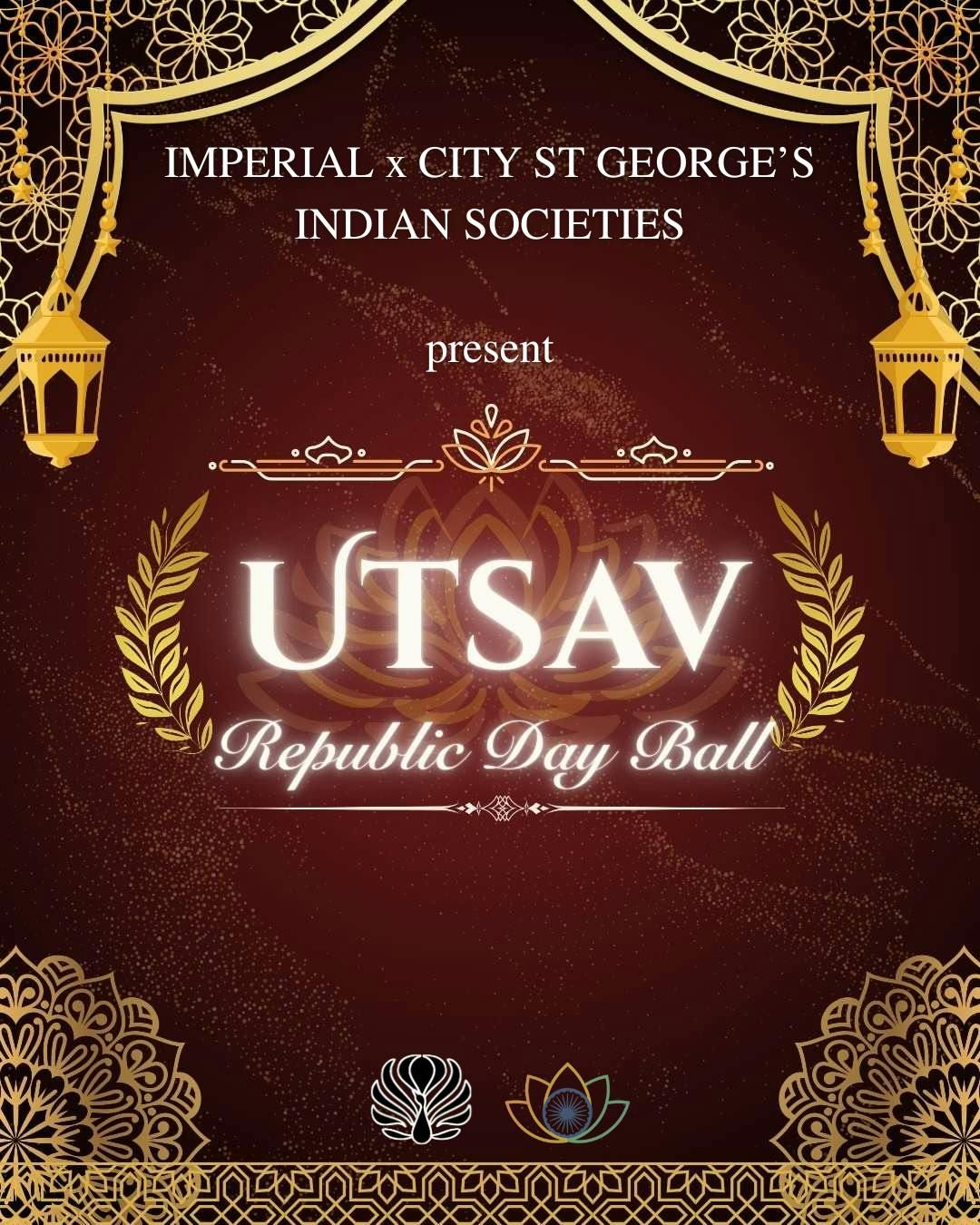City St Georges & Imperial Indian Societies present UTSAV - London Republic Day Ball 2026