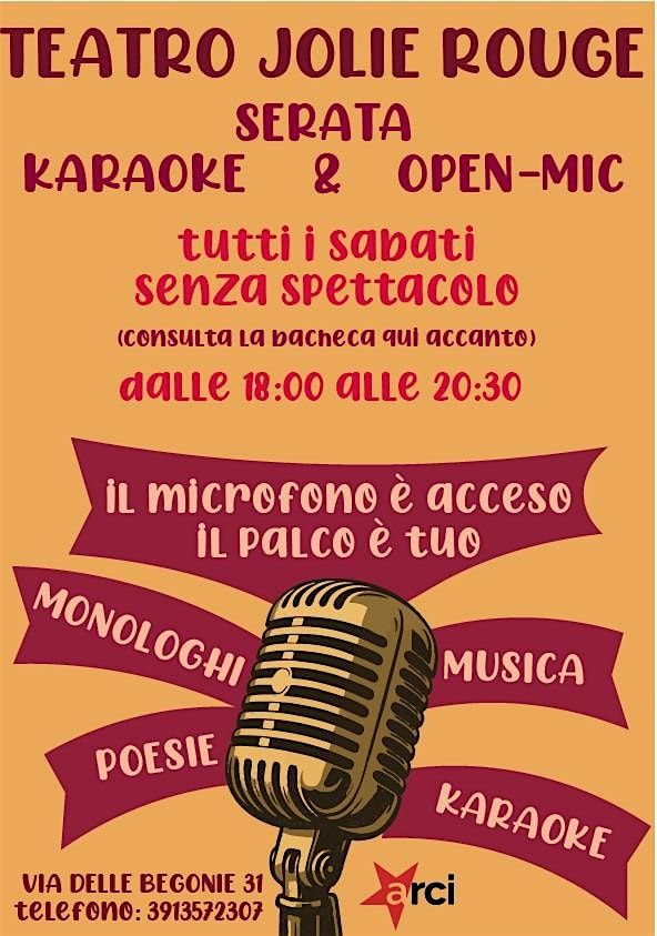 Serata Karaoke e Open Mic, 20 December | Event in Roma | AllEvents
