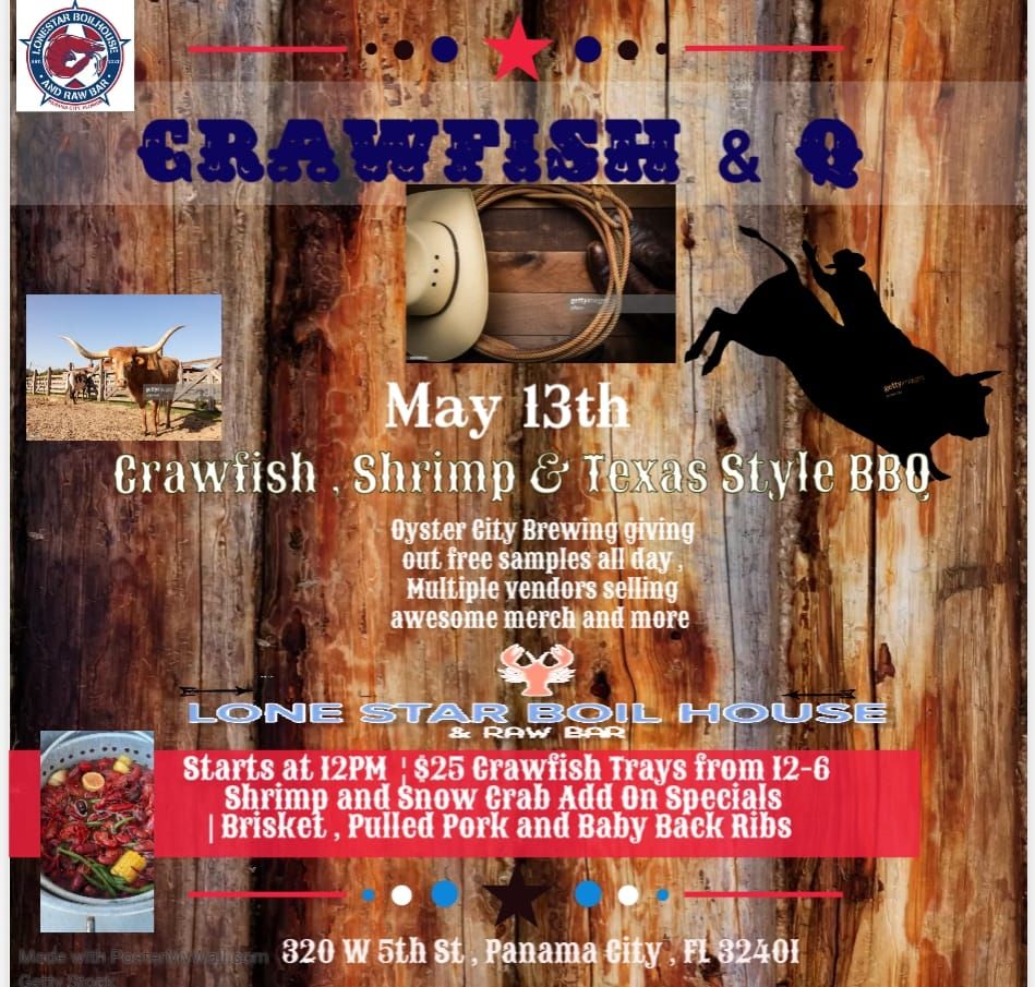 Crawfish & "Q" Texas Throwdown, Lone Star Boil House & Raw Bar, Panama