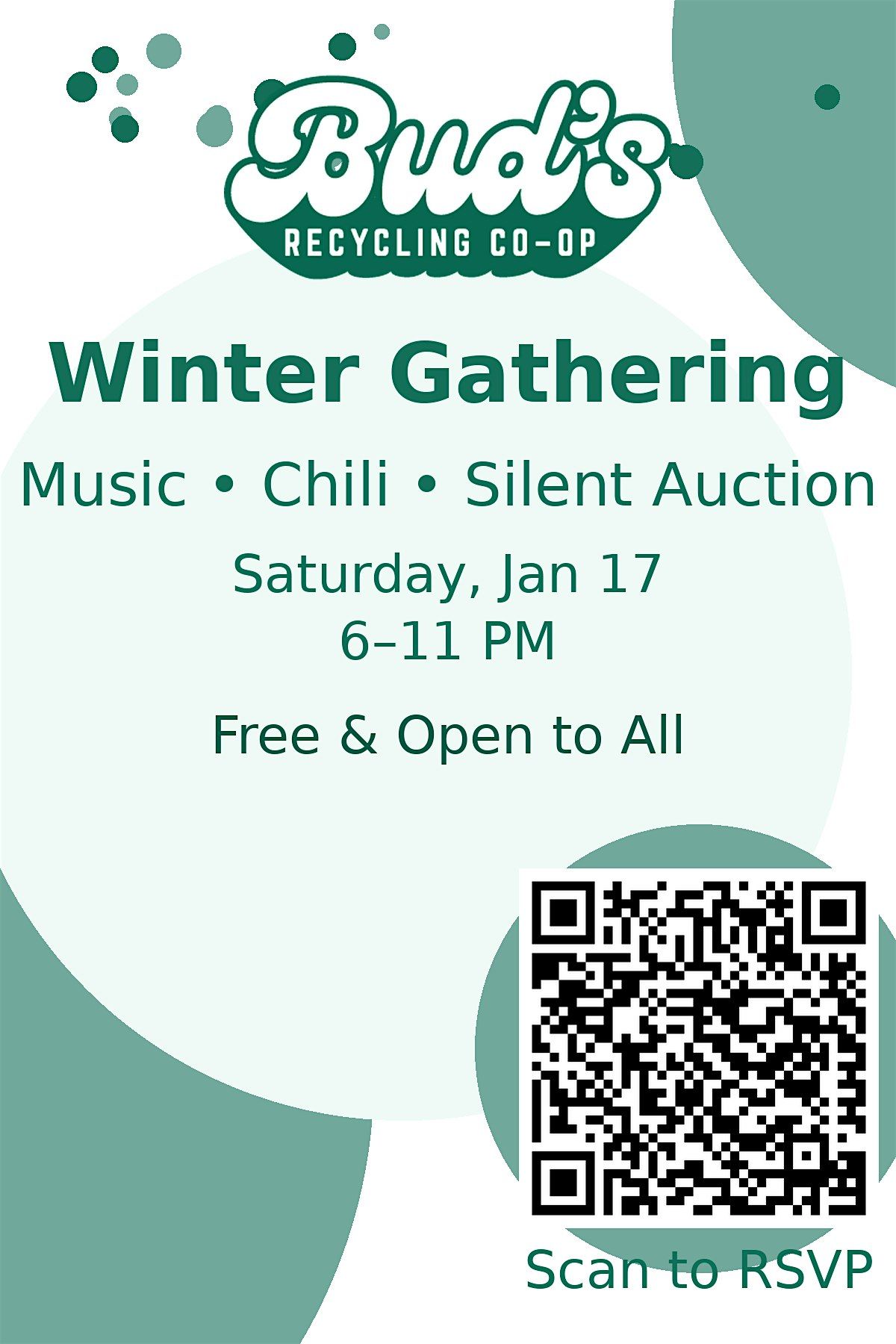 Bud’s Recycling Co-op Winter Gathering