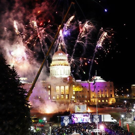 Idaho Potato Drop New Years Eve 2020 at Idaho State Capitol, Boise