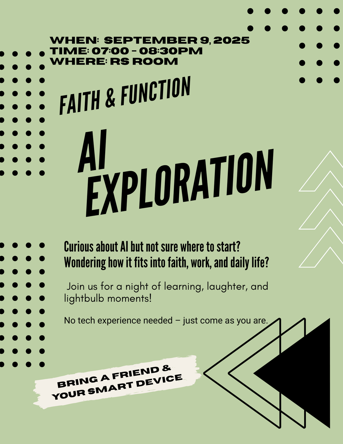 AI Exploration - Faith & Function, 9 September | Event in Manteca | AllEvents