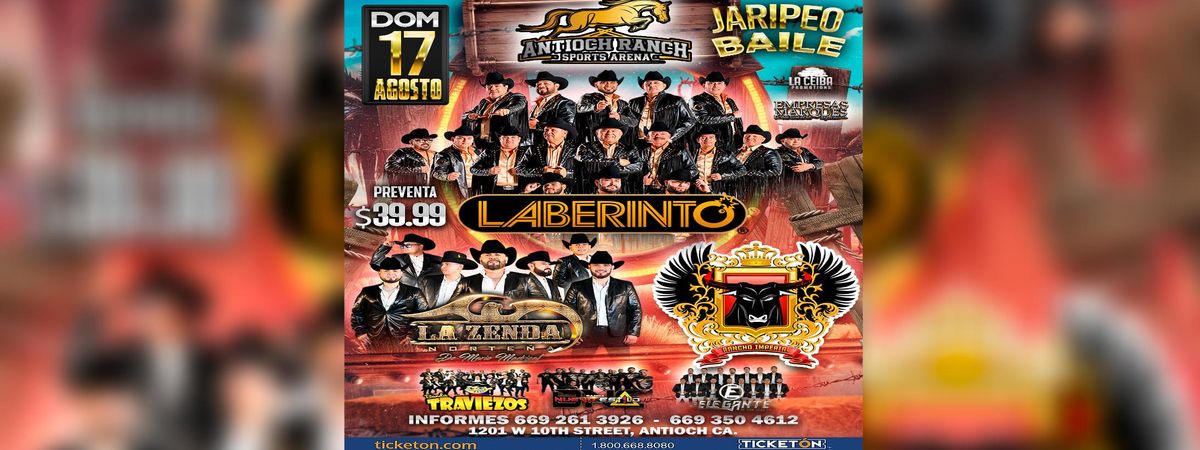 LABERINTO, LA ZENDA NORTEÑA & MAS | Event in Antioch | AllEvents