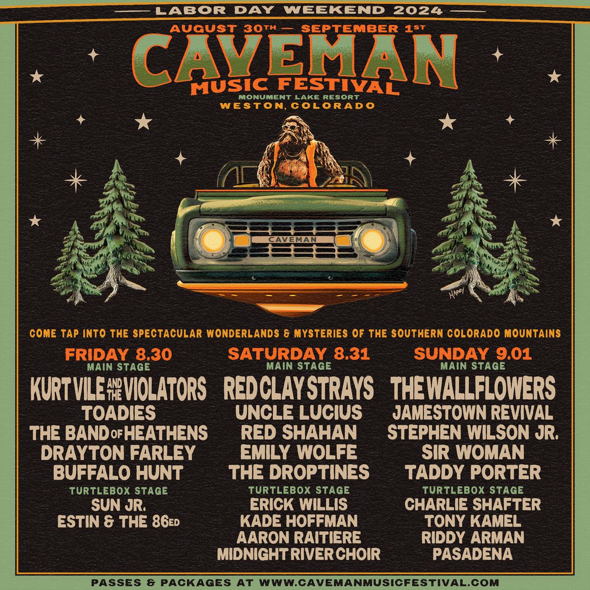 Caveman Music Festival - 4 Day Pass, 27 August | Event in Weston | AllEvents