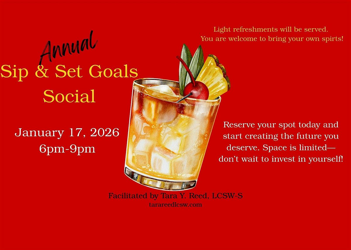 Sip & Set Goals Social_Houston, 17 January | Event in Houston | AllEvents