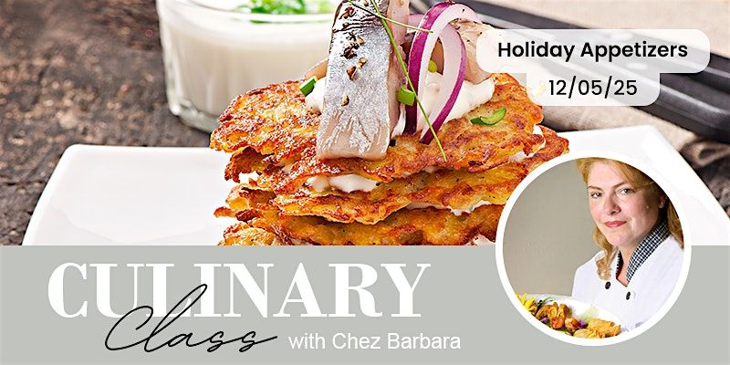 Holiday Appetizers Culinary Class, 5 December | Event in Bridgewater Township | AllEvents