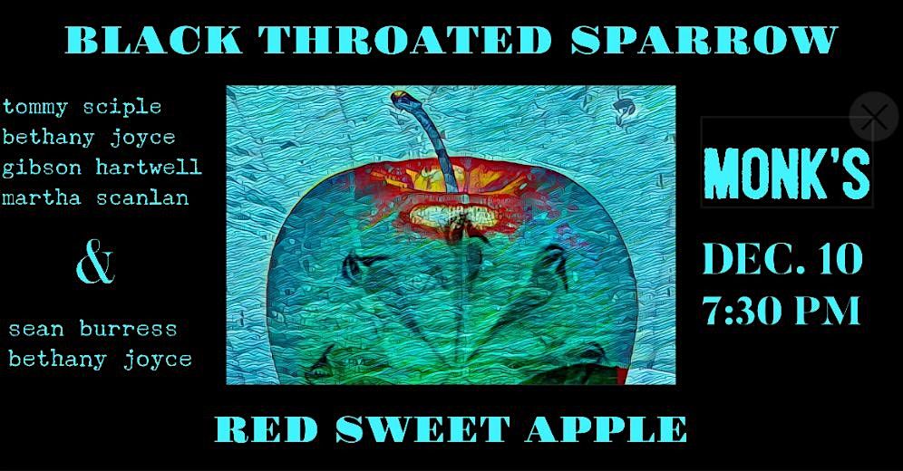 Black Throated Sparrow Live At Monk’s, 10 December | Event in Missoula | AllEvents