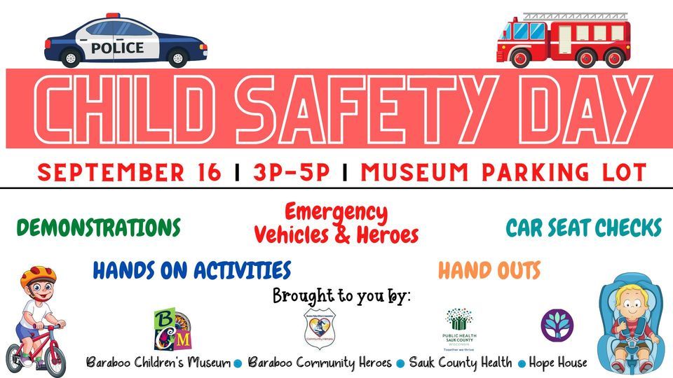 Child Safety Day at the Baraboo Childrens Museum, Baraboo Children's