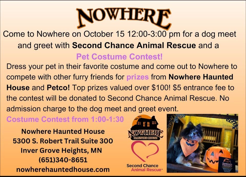 Spooktacular Dog Meet & Greet and Pet Costume Contest, Nowhere Haunted