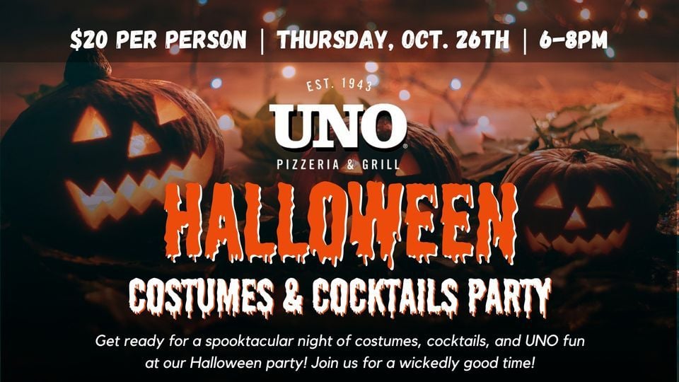 UNOs Halloween Costumes & Cocktails Party, Uno Pizzeria & Grill