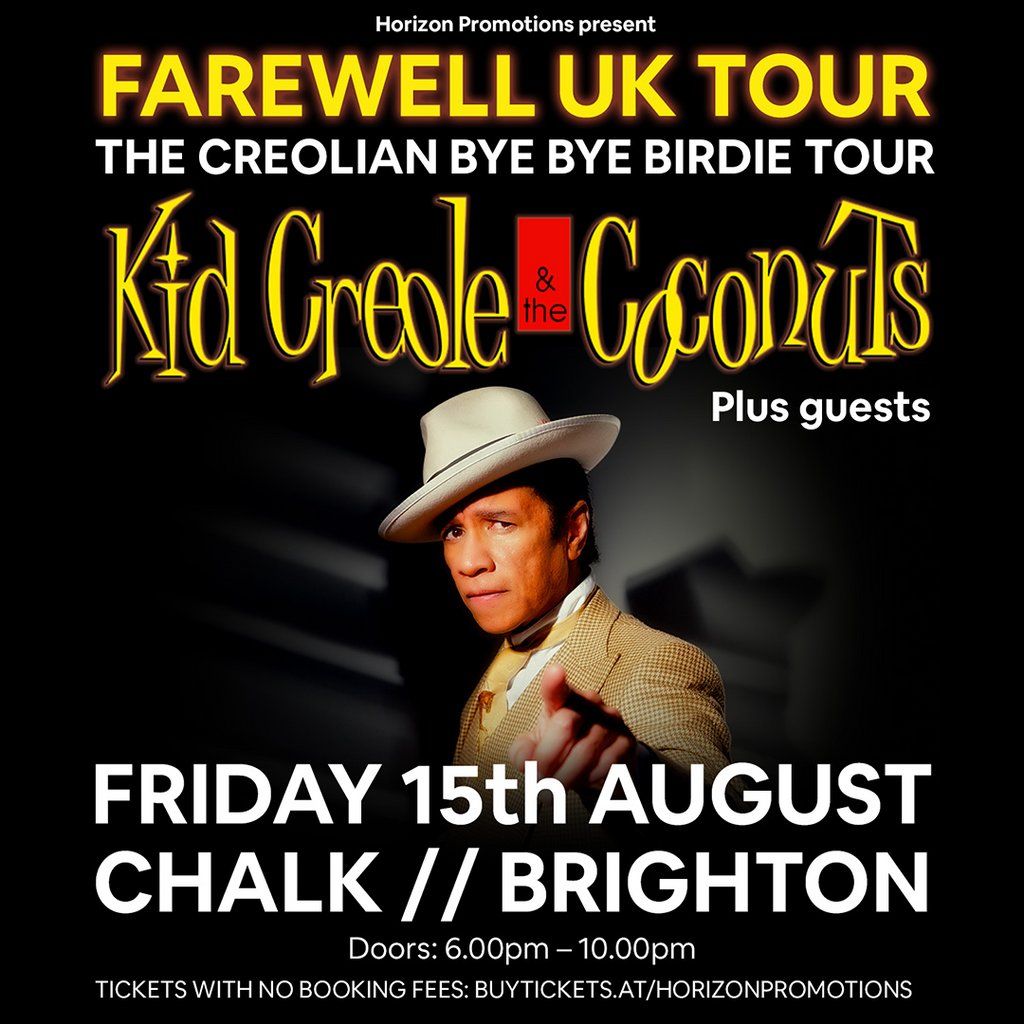 KID CREOLE & THE COCONUTS FAREWELL SHOW / FRI 15th AUG BRIGHTON, 15 August | Event in Brighton | AllEvents