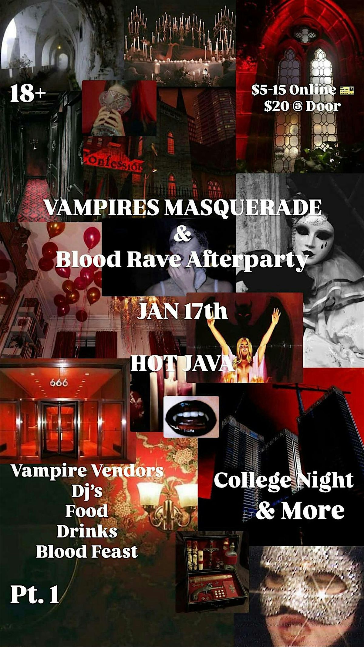 Bloody Rave Vampires Masquerade & Blood Rave Afterparty Pt. 1, 4193 Manchester Ave ...