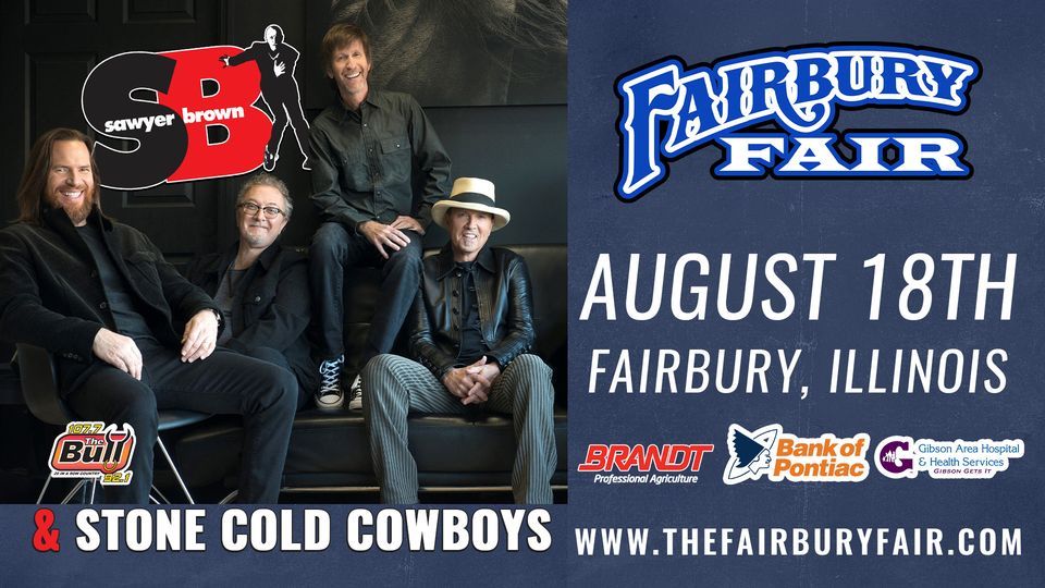 Sawyer Brown with Stone Cold Cowboys, Fairbury Fair, August 18 2023 AllEvents.in