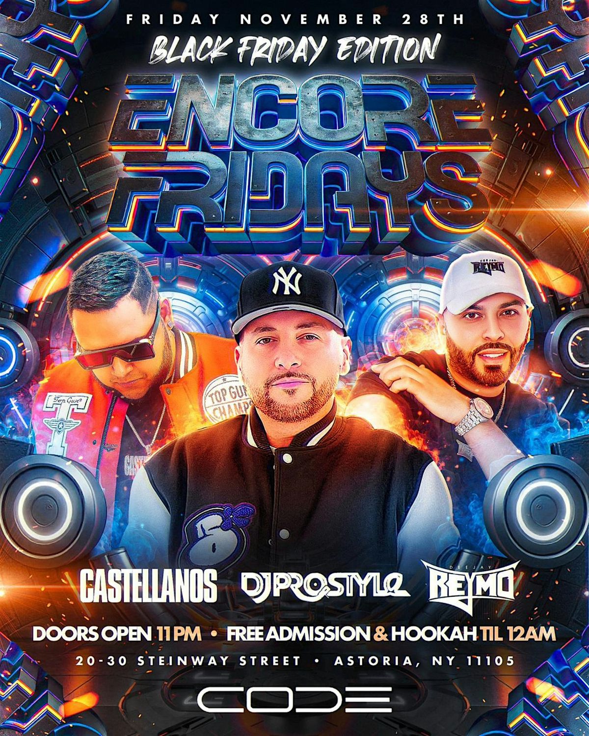 ENCORE FRIDAY | CODE ASTORIA, 28 November | Event in Queens | AllEvents