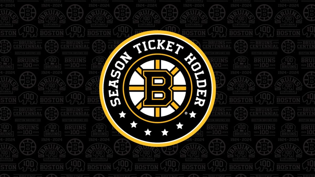 Boston Bruins Season Tickets (Includes Tickets To All Regular Season Home Games), 5 October | Event in Boston