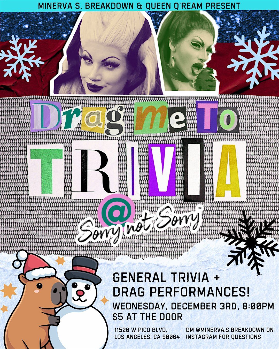 DRAG ME TO TRIVIA | Event in Los Angeles | AllEvents