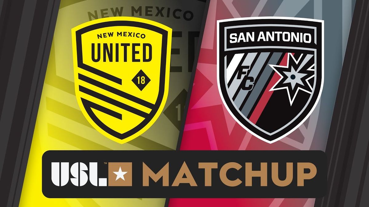 New Mexico United at San Antonio FC, 6 September | Event in San Antonio | AllEvents