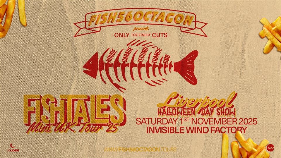 FISH TALES Mini UK Tour '25 - INVISIBLE WIND FACTORY LIVERPOOL, 1 November | Event in Liverpool | AllEvents
