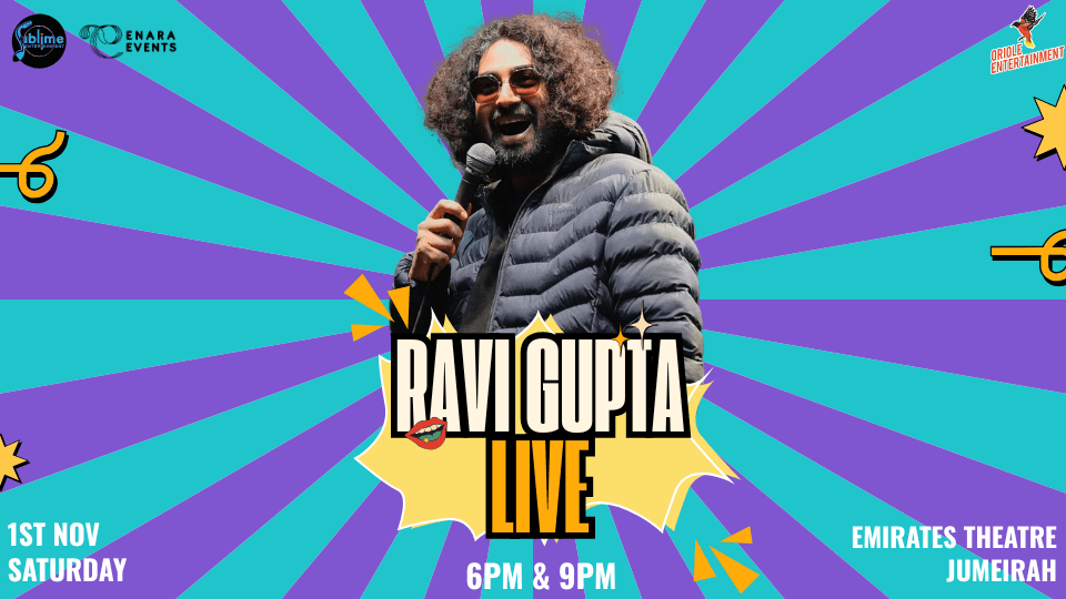 Ravi Gupta Live in Dubai 2025, 1 November | Event in Dubai | AllEvents