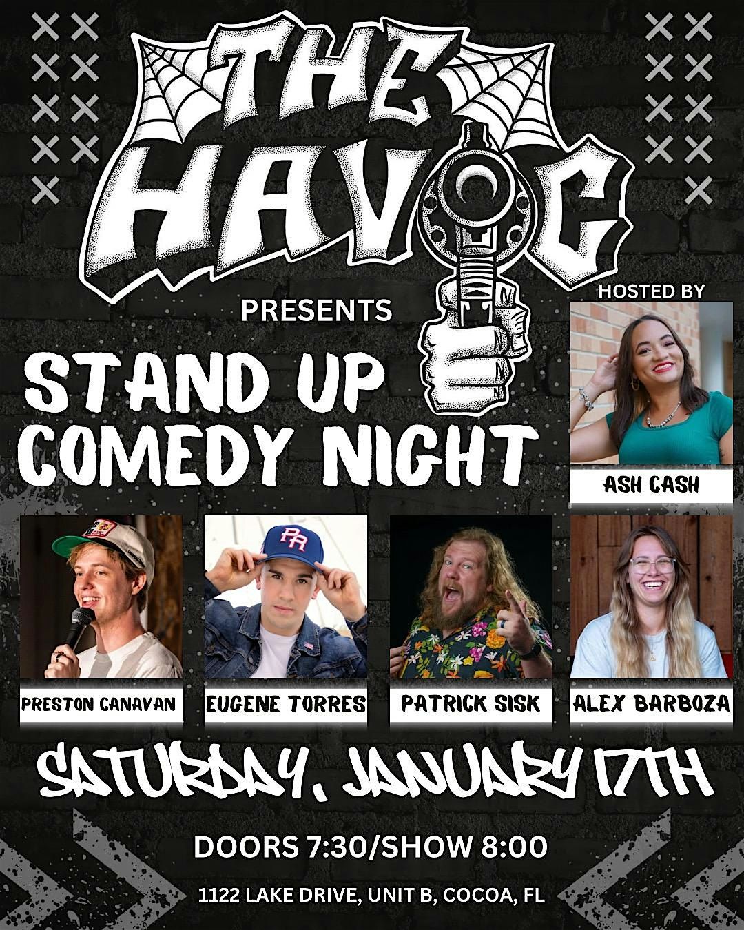 The Havoc Standup Comedy Show, 17 January | Event in Cocoa | AllEvents