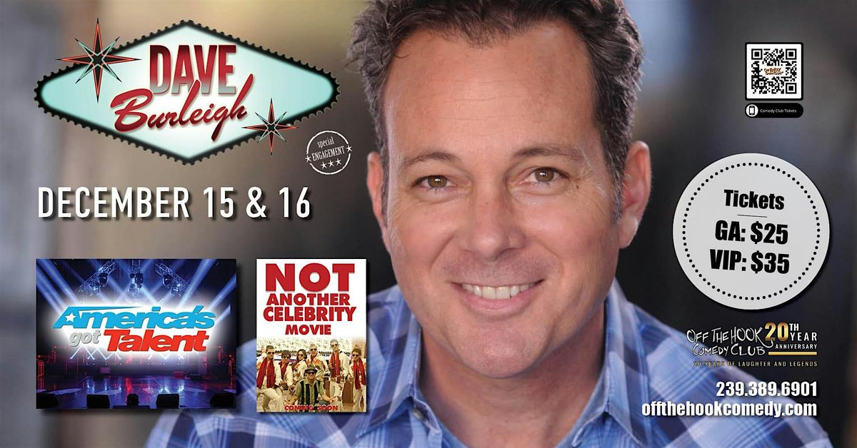 Comedian Dave Burleigh Live In Naples, Florida!, 15 December | Event in Naples | AllEvents