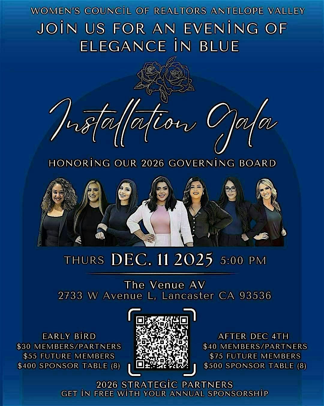 WCR AV 2026 Board of Directors Installation, 11 December | Event in Lancaster | AllEvents