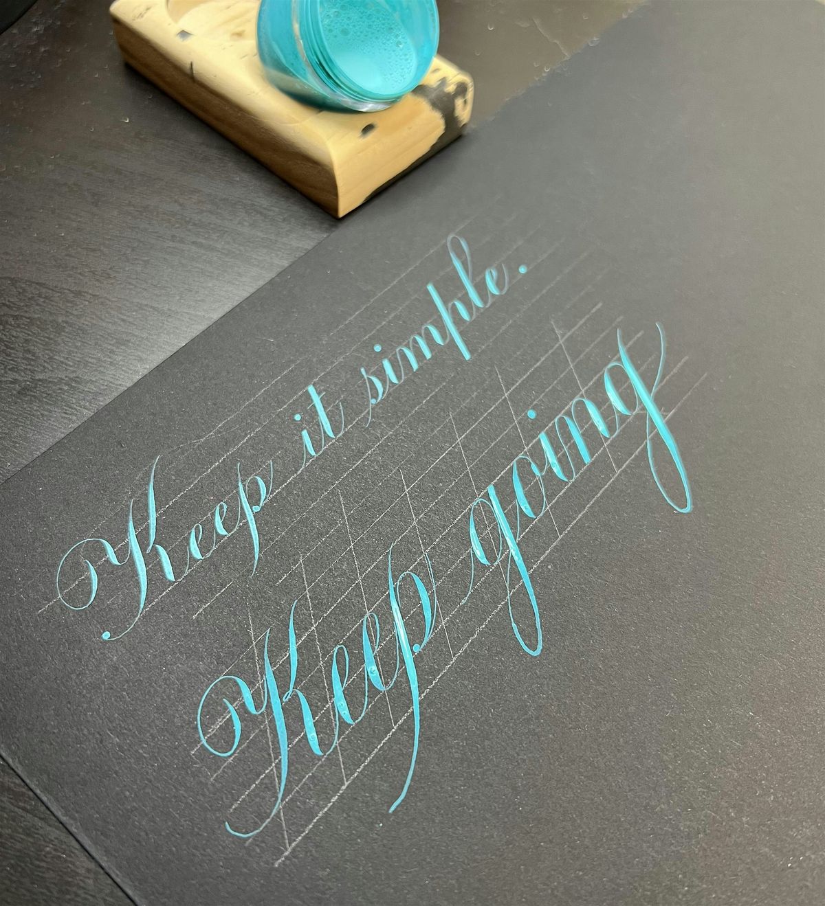Pointed Pen Calligraphy with Maxie Peña