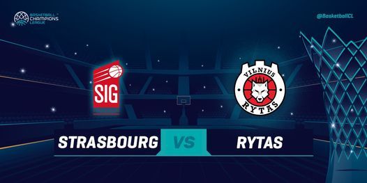 Sig Strasbourg V Rytas Vilnius Rhenus Sport Strasbourg 10 November 2020