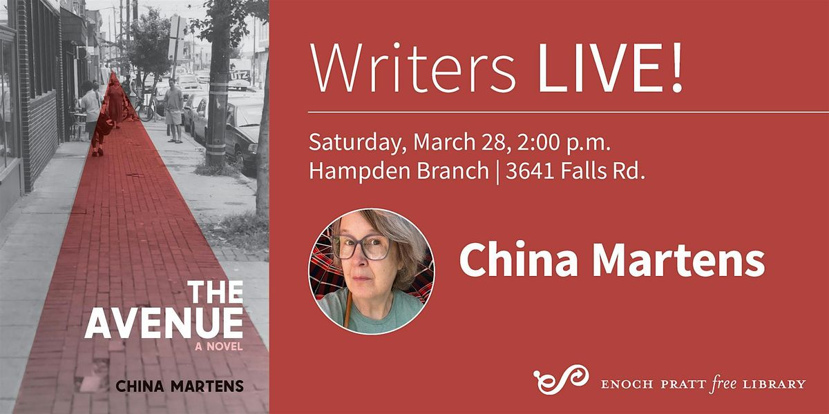 China Martens: "The Avenue", 28 March | Event in Baltimore | AllEvents