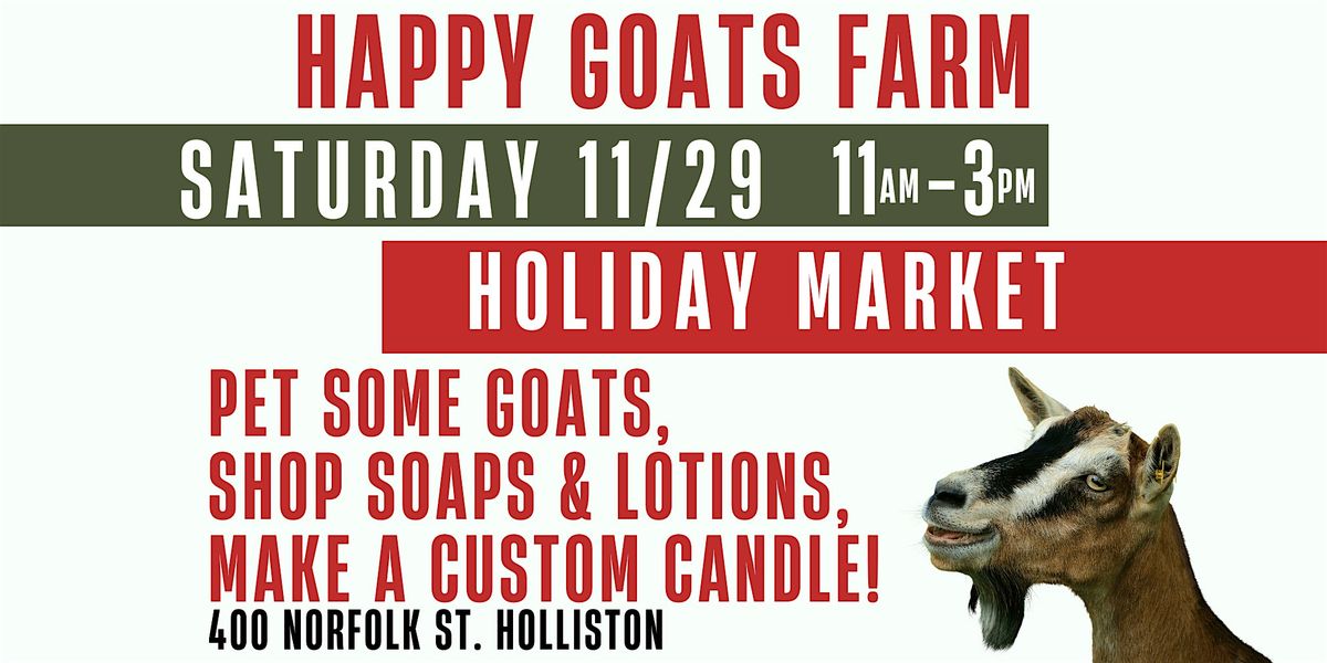 Happy Goats Farm Holiday Market | Event in Holliston | AllEvents