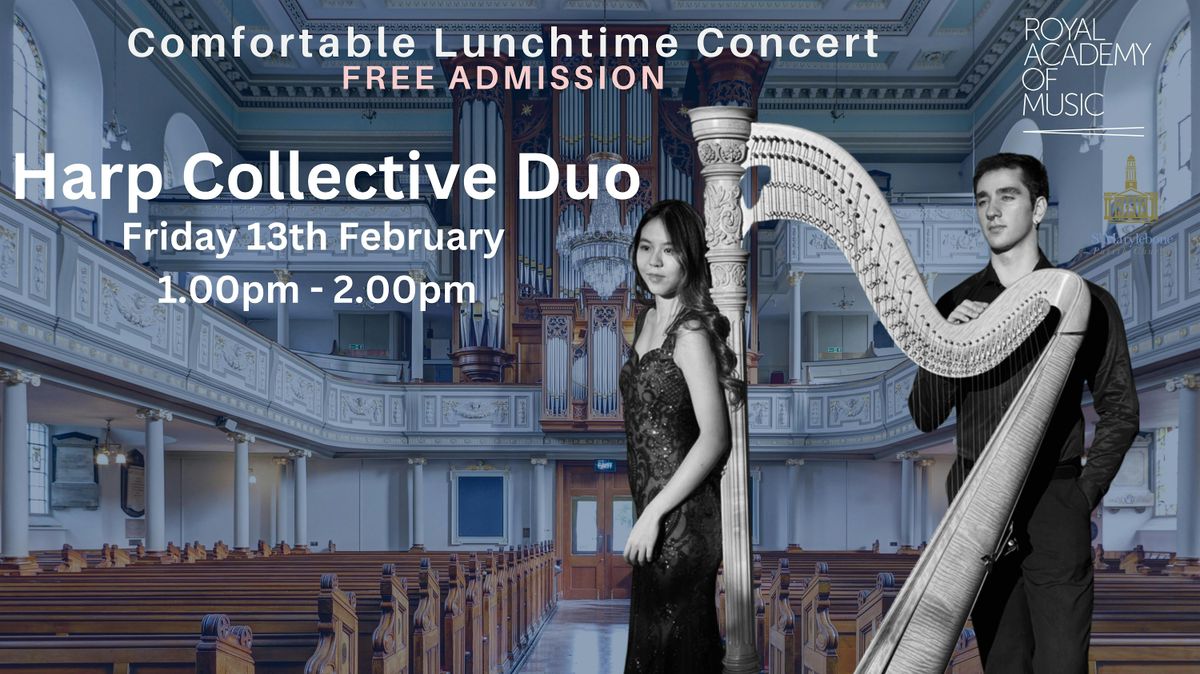 Free Harp Performance - Comfortable Lunchtime Concert, 13 February | Event in London | AllEvents