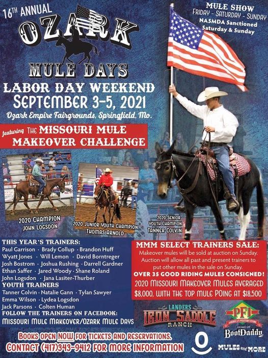 Ozark Mule Days, Ozark Empire Fair, Springfield, September 3 2021 Ozark Mule Days, Ozark Empire Fair, Springfield, September 3 2021