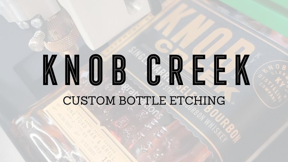 Knob Creek Custom Bottle Etching Sheboygan, Festival Foods (Sheboygan
