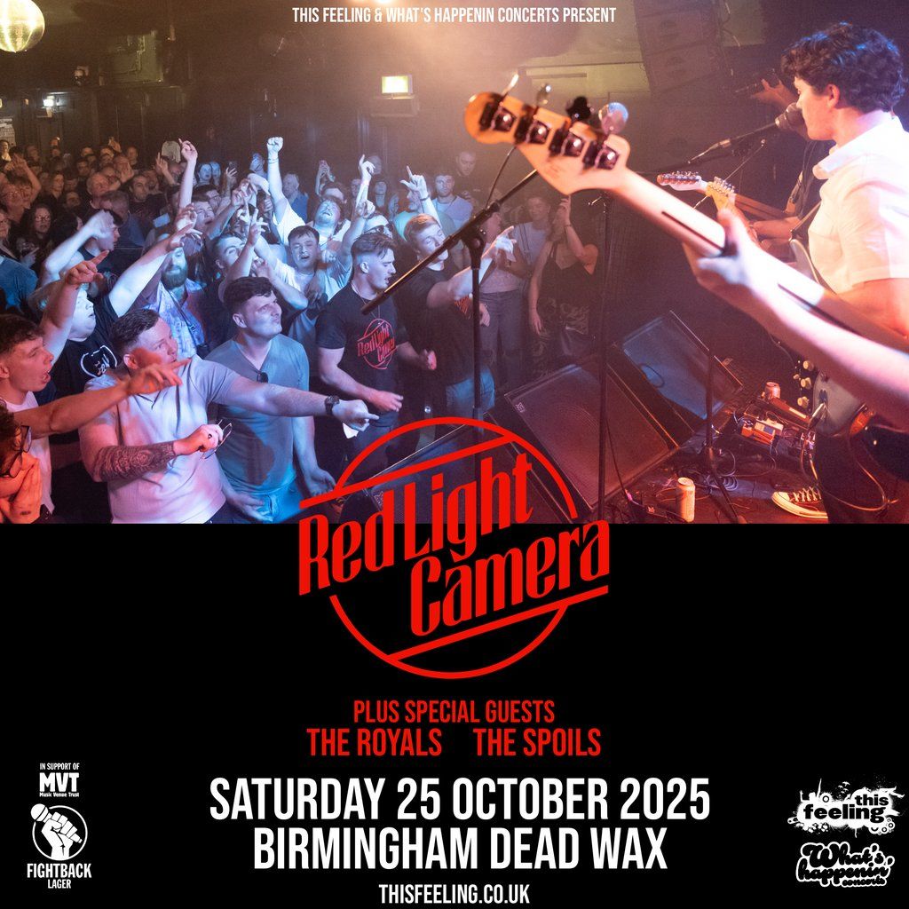 Red Light Camera - Birmingham, 25 October | Event in Birmingham | AllEvents
