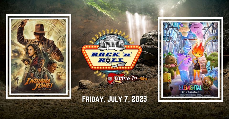 Indiana Jones and the Dial of Destiny and Elemental on the Purcell Tire