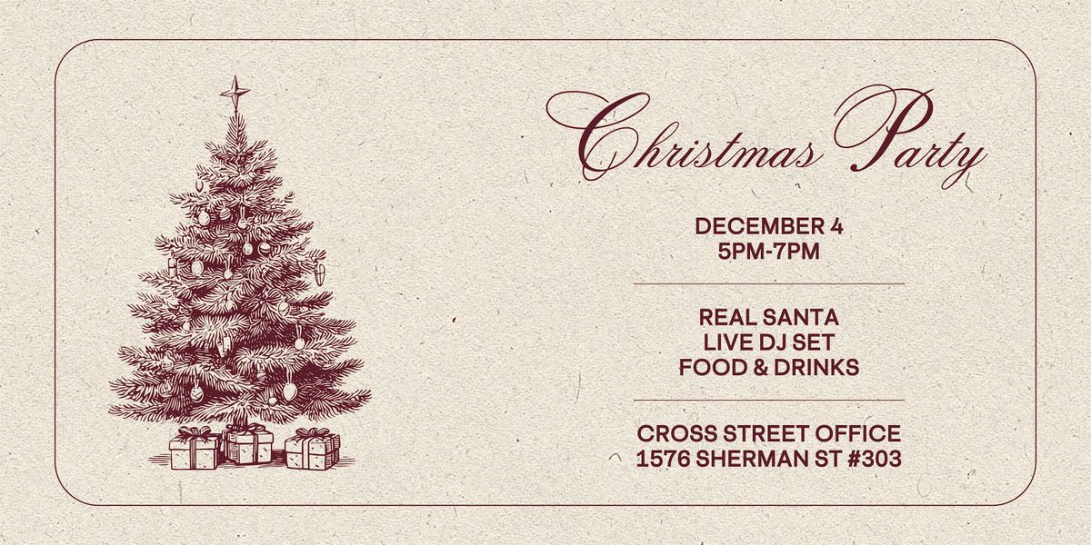 Cross Street Holiday Party & Client Appreciation Happy Hour, 4 December | Event in Denver | AllEvents