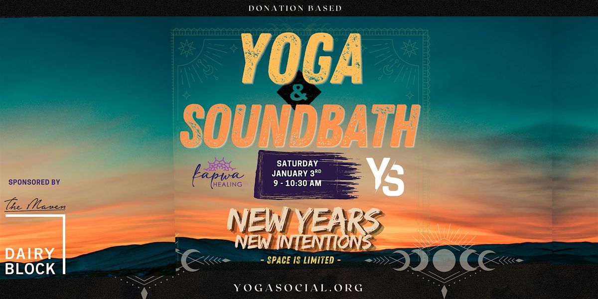 ✨ New Year’s Intention Setting: Morning Sound Bath & Slow Flow Yoga ✨, 3 January | Event in Denver