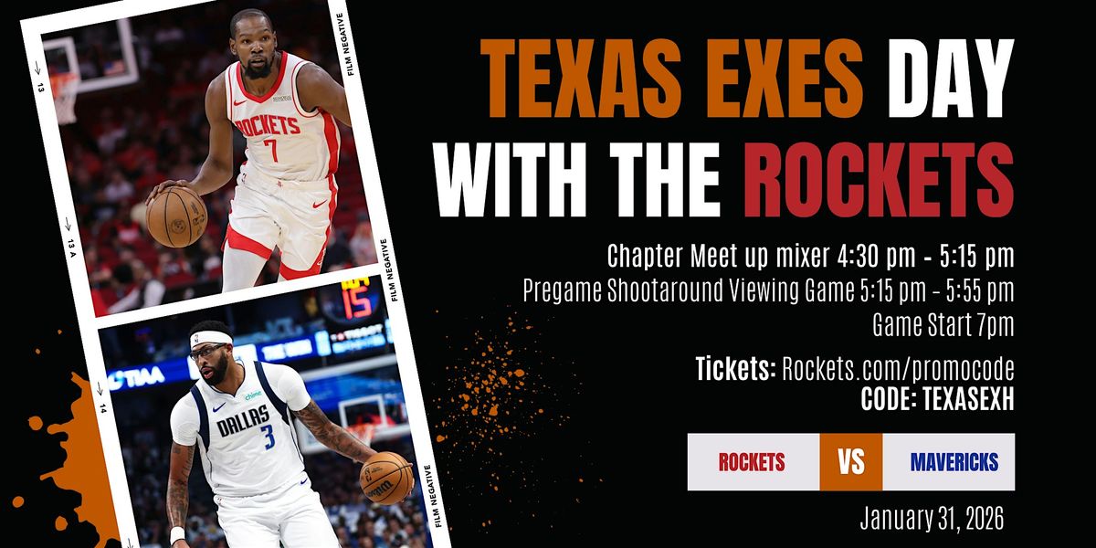 Texas Exes Day with the Houston Rockets!, 31 January | Event in Houston | AllEvents