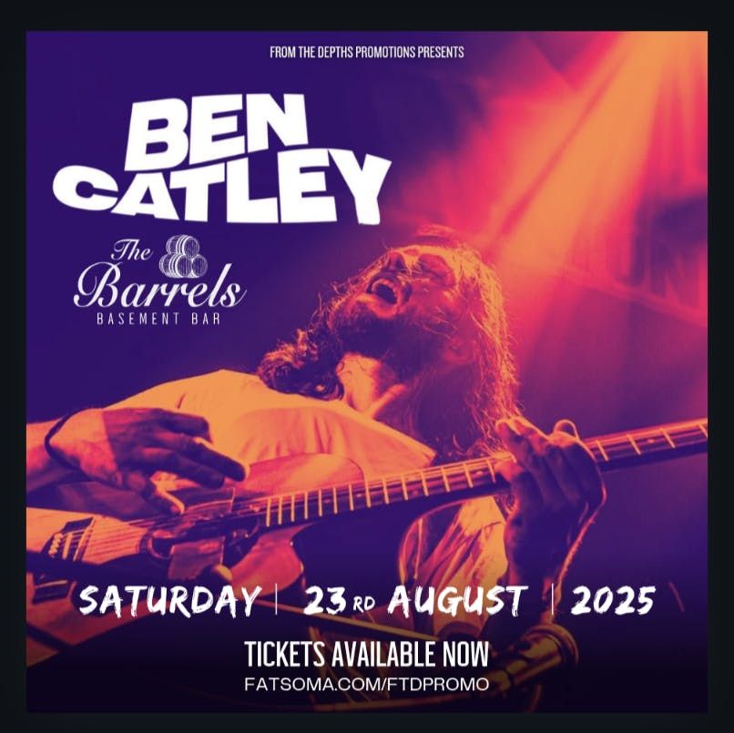 Ben Catley and support Live in The Barrels , 23 August | Event in Berwick Upon Tweed | AllEvents