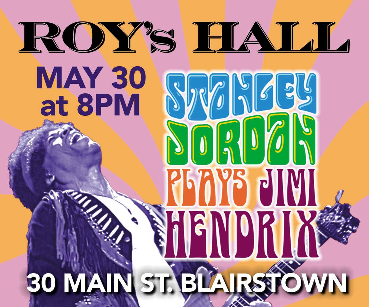 Stanley Jordan Plays Jimi, 21 November | Event in Newark | AllEvents
